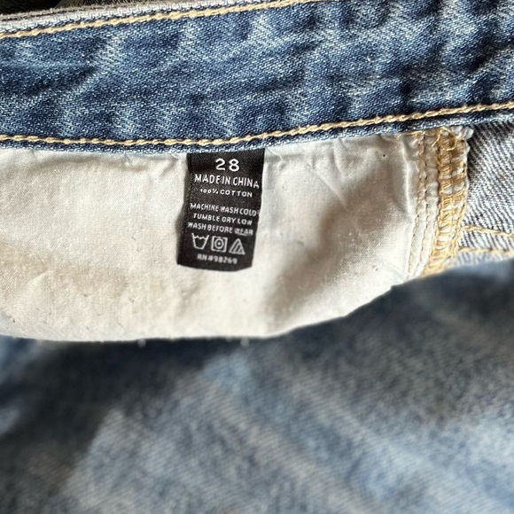 Nasty Girl High Rise Wide Leg Button Up Denim Flared Jeans - Picture 8 of 9